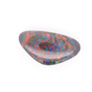 Blue Green Red Solid Australian Unset Black Opal