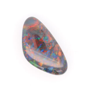 Blue Green Red Solid Australian Unset Black Opal