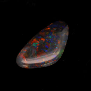 Blue Green Red Solid Australian Unset Black Opal