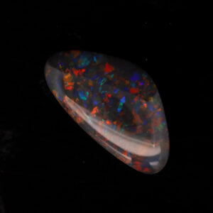 Blue Green Red Solid Australian Unset Black Opal