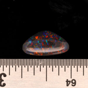 Blue Green Red Solid Australian Unset Black Opal