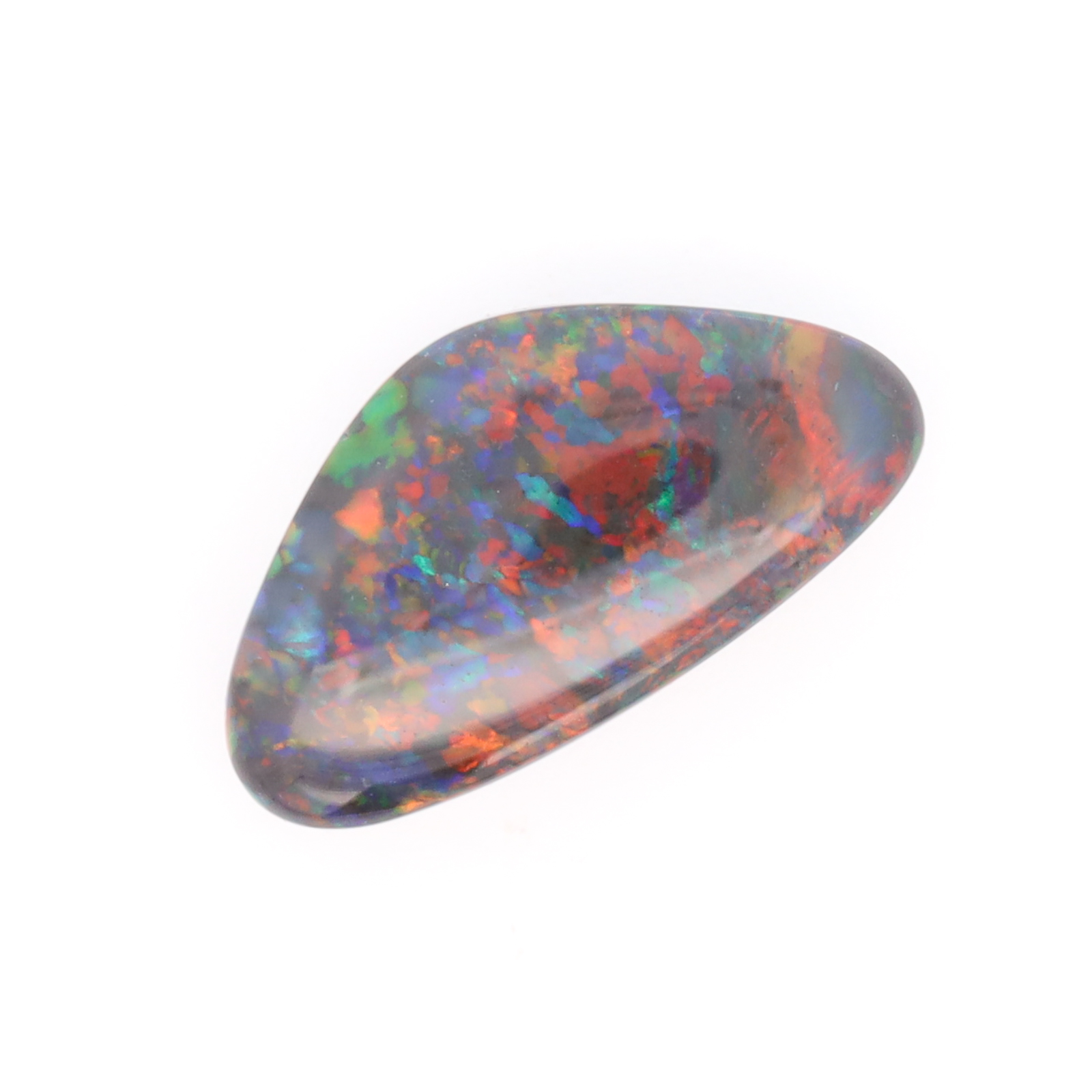 Blue Green Red Solid Australian Unset Black Opal