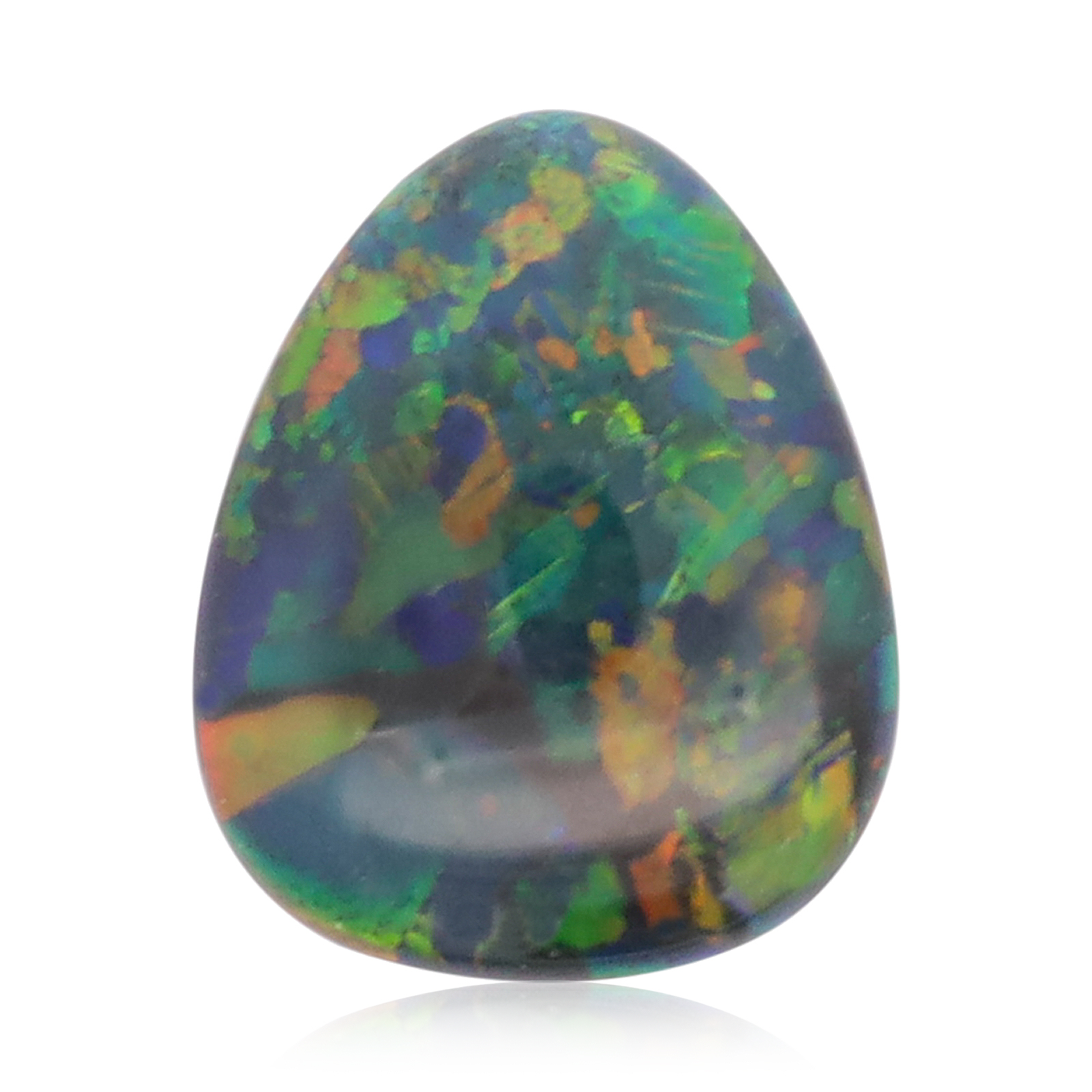 Blue Green Orange Australian Unset Black Opal