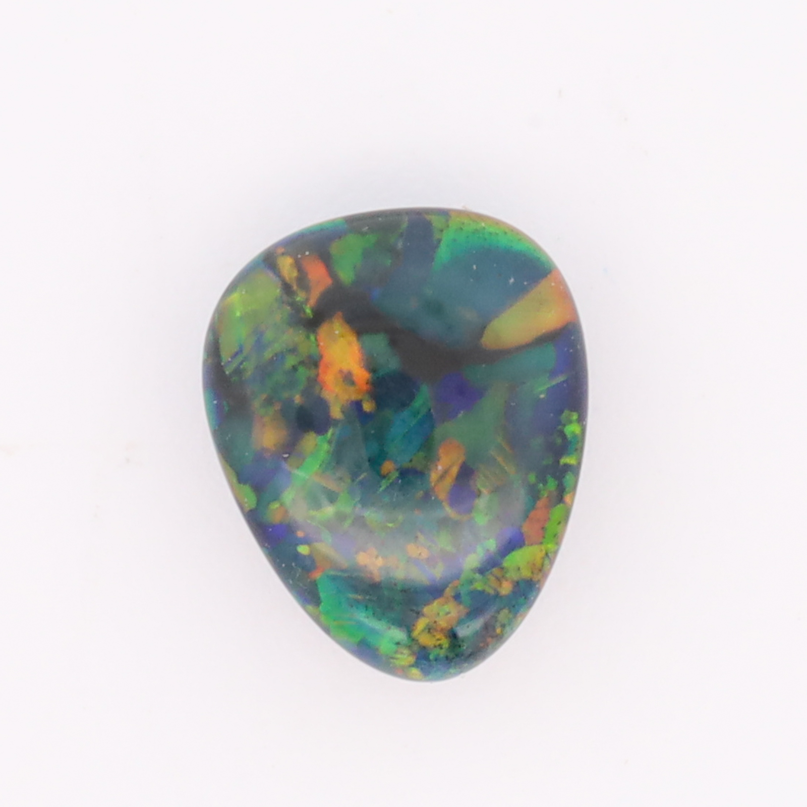Blue Green Orange Australian Unset Black Opal