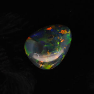 Blue Green Orange Australian Unset Black Opal