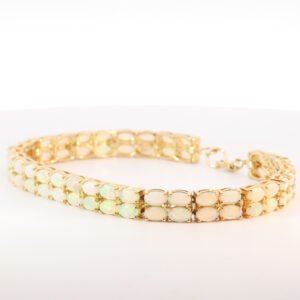 Yellow Gold Blue Green Yellow Orange Pink Crystal Opal