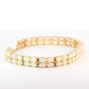 Yellow Gold Blue Green Yellow Orange Pink Crystal Opal