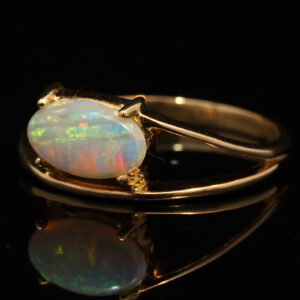 Yellow Gold Blue Green Yellow Orange Pink Crystal Opal