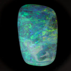 Unset Blue Green Yellow Boulder Opal