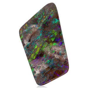 Unset Blue Green Yellow Purple Boulder Opal