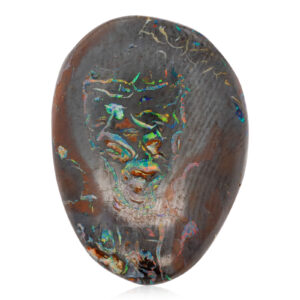 Unset Blue Green Yellow Orange Boulder Opal Matrix