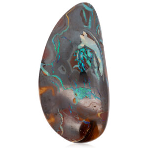 Unset Blue Green Boulder Opal Matrix