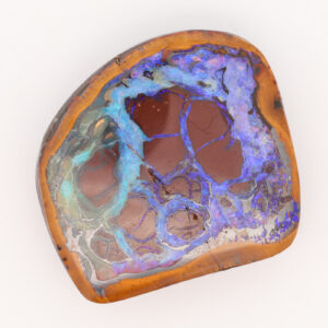 Unset Blue Green Purple Boulder Opal Matrix
