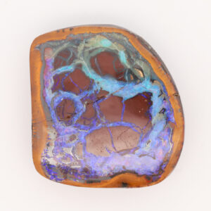 Unset Blue Green Purple Boulder Opal Matrix