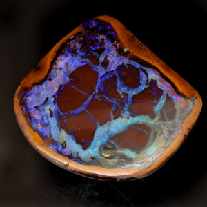 Unset Blue Green Purple Boulder Opal Matrix