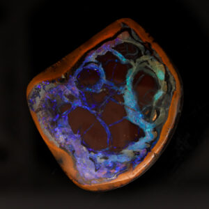 Unset Blue Green Purple Boulder Opal Matrix