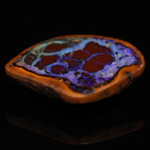 Unset Blue Green Purple Boulder Opal Matrix