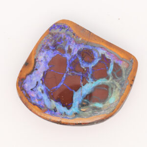Unset Blue Green Purple Boulder Opal Matrix