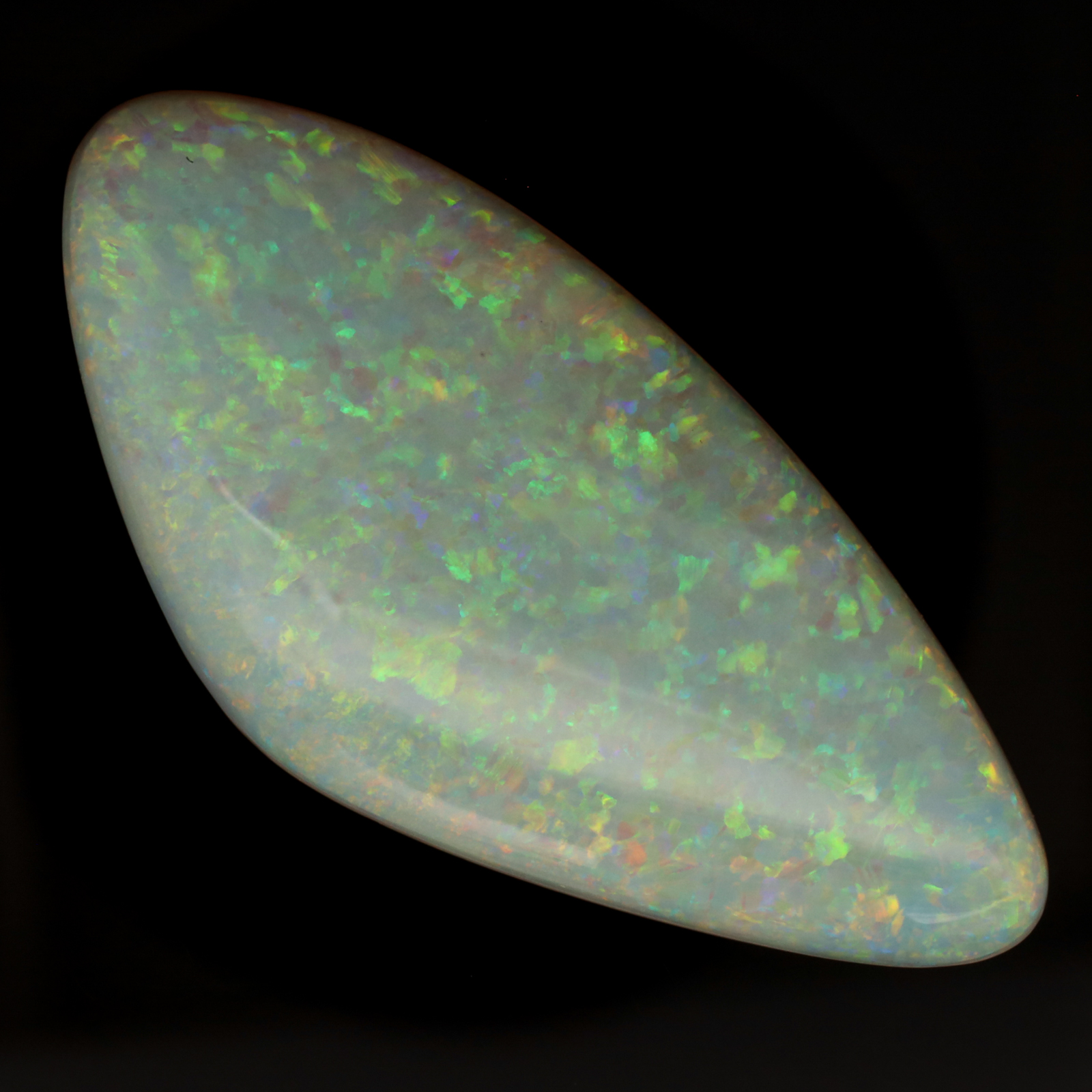 Unset Blue Green Yellow Orange Crystal Opal