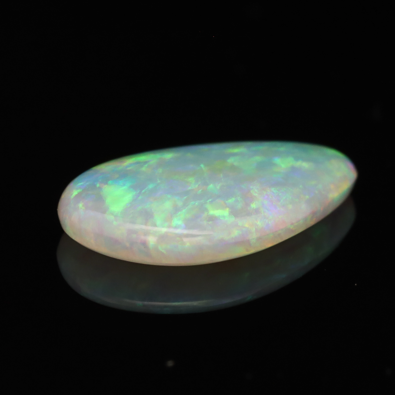 Unset Green Yellow Orange Crystal Opal
