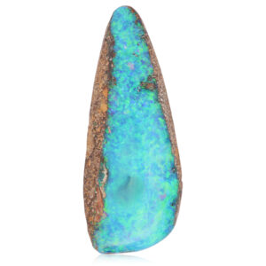Unset Blue Green Boulder Opal
