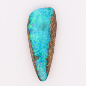 Unset Blue Green Boulder Opal