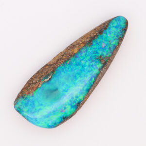 Unset Blue Green Boulder Opal