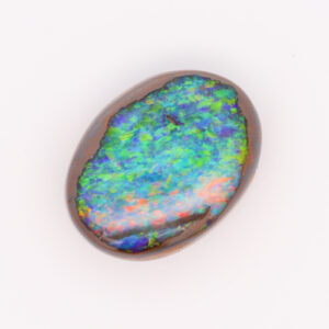 Blue Green Yellow Orange Pink Solid Australian Unset Boulder Opal