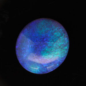 Solid Unset Blue Green Purple Black Crystal Opal