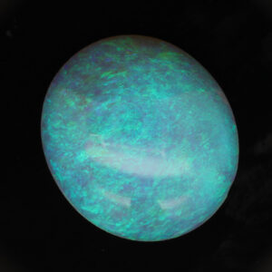 Unset Blue Green Crystal Opal