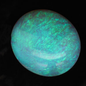 Unset Blue Green Crystal Opal