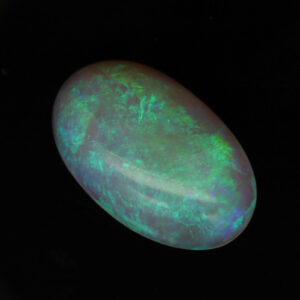 Unset Blue Green Crystal Opal