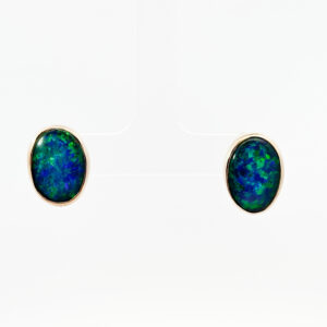 Triplet Opal Earrings