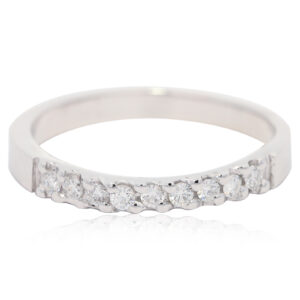 White Gold Diamond Wedding Band