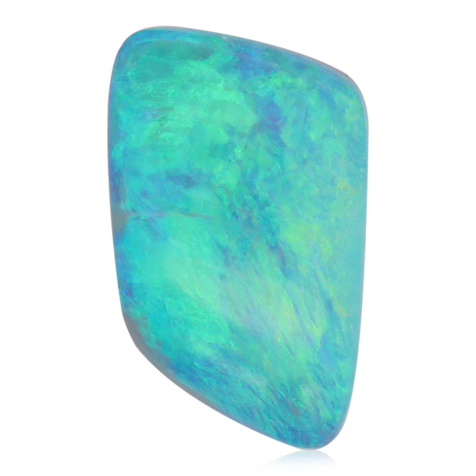 Unset Blue Green Yellow Boulder Opal