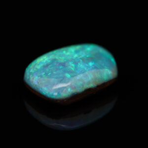 Unset Blue Green Yellow Boulder Opal