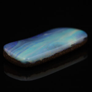 Unset Blue Green Purple Boulder Opal