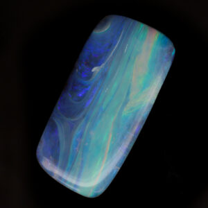 Unset Blue Green Purple Boulder Opal