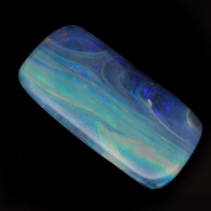 Unset Blue Green Purple Boulder Opal