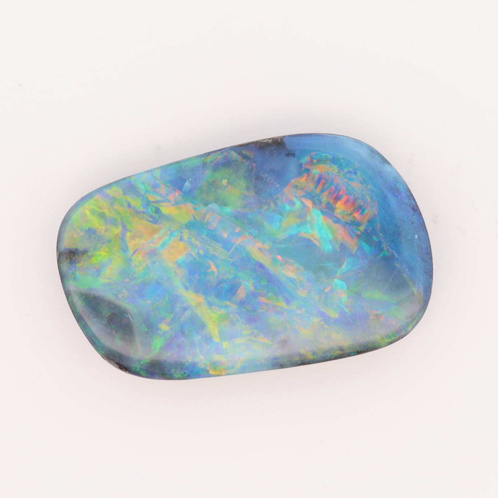 Unset Blue Green Yellow Orange Purple Boulder Opal