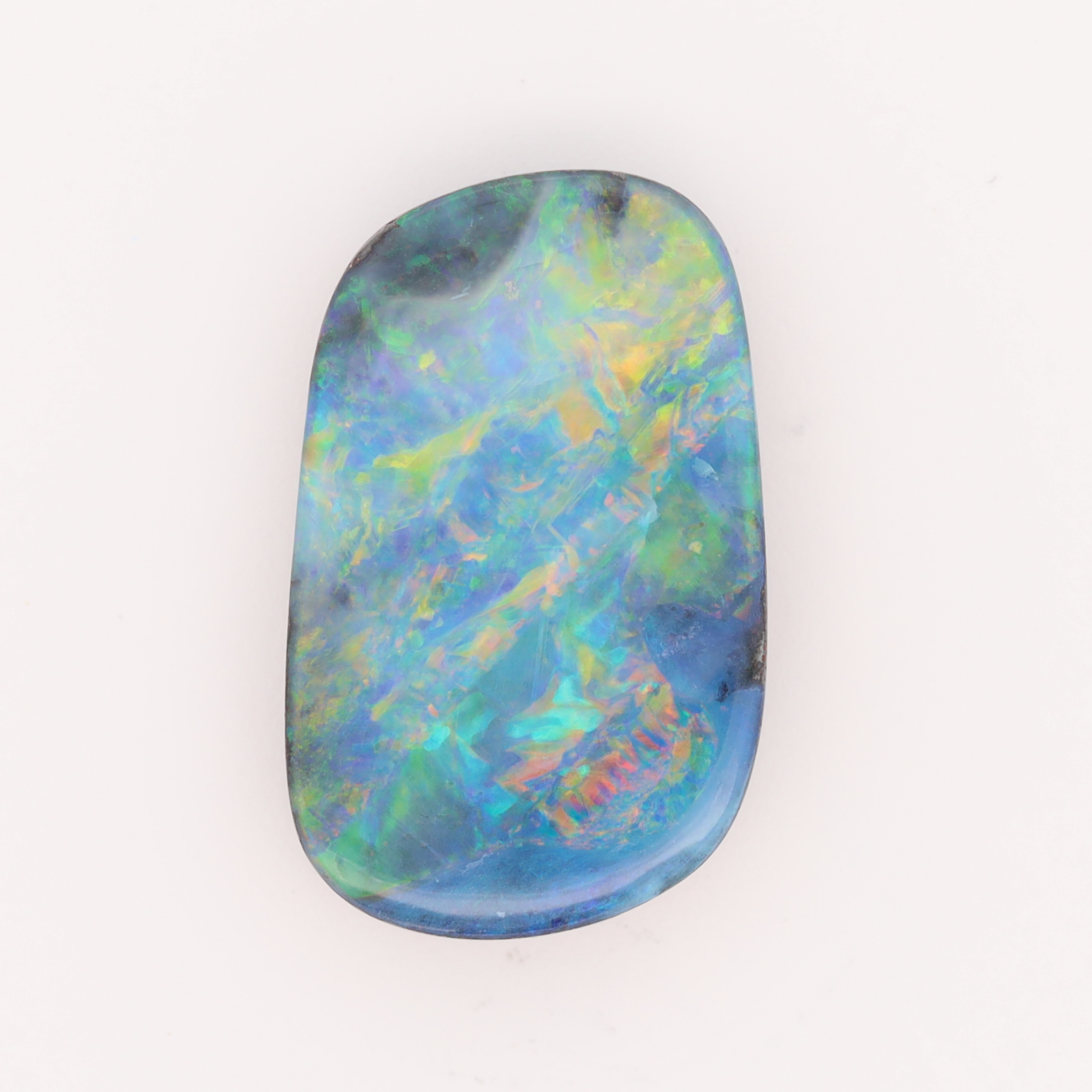 Unset Blue Green Yellow Orange Purple Boulder Opal