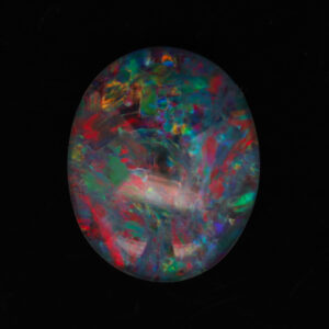 Unset Blue Green Yellow Orange Red Triplet Opal