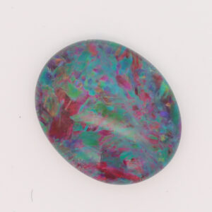 Unset Blue Green Yellow Orange Red Triplet Opal