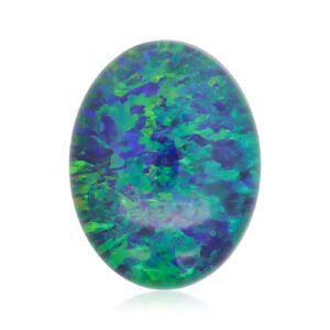 Unset Blue Green triplet opal