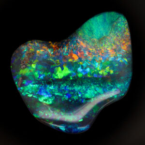 Unset Blue Green Yellow Orange Red Boulder Opal