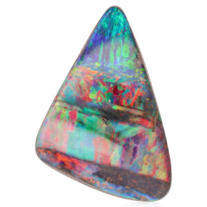 Unset Blue Green Yellow Orange Red Boulder Opal