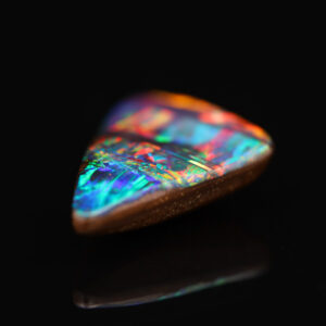 Unset Blue Green Yellow Orange Red Boulder Opal