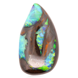 Unset Blue Green Yellow Orange Boulder Opal