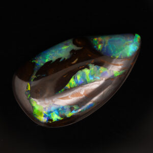 Unset Blue Green Yellow Orange Boulder Opal