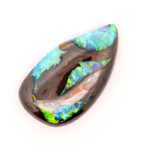 Unset Blue Green Yellow Orange Boulder Opal